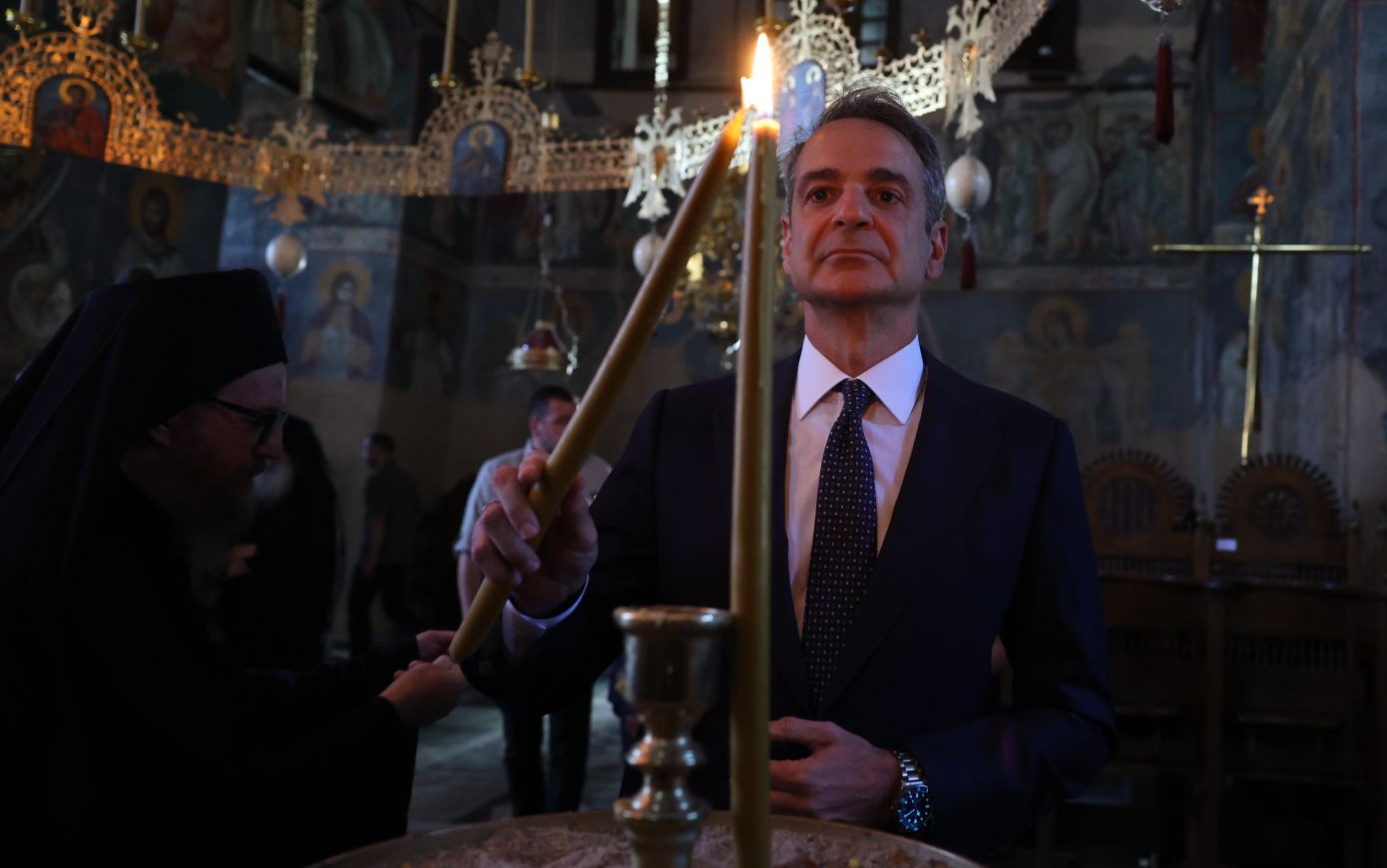 Μητσοτάκης: Πυξίδα το Άγιο Όρος σε έναν κόσμο που χάνει τον προσανατολισμό του &#8211; Οικονομική στήριξη από την πολιτεία με 100 εκατ. ευρώ