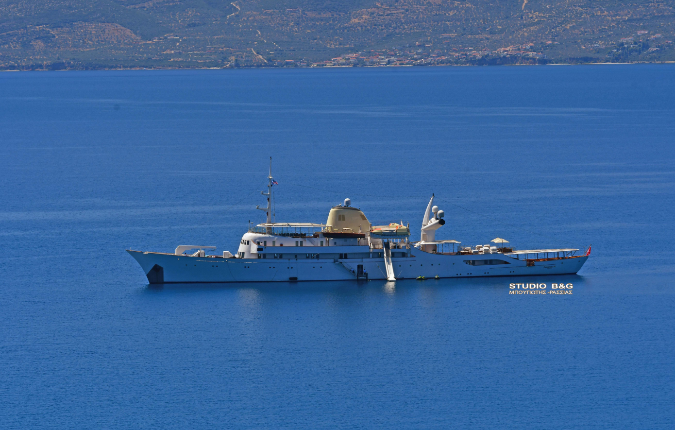 Στο Ναύπλιο η θρυλική θαλαμηγός του Αριστοτέλη Ωνάση, &#8220;Christina O&#8221;