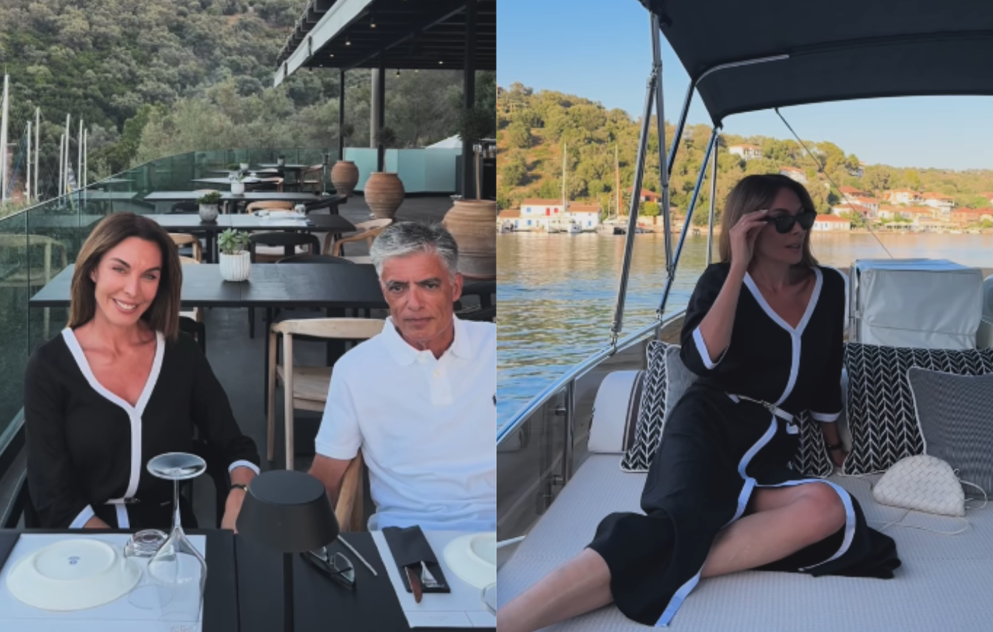 Τατιάνα Στεφανίδου – Νίκος Ευαγγελάτος: Καλοκαιρινή απόδραση στο αγαπημένο τους Μεγανήσι