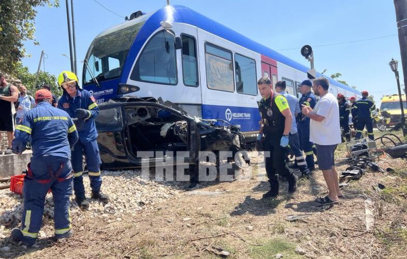 Βίντεο από τη στιγμή της σύγκρουσης ΙΧ και Προαστιακού στην Πάτρα &#8211; Hellenic Train: Ο οδηγός παραβίασε τη διάβαση