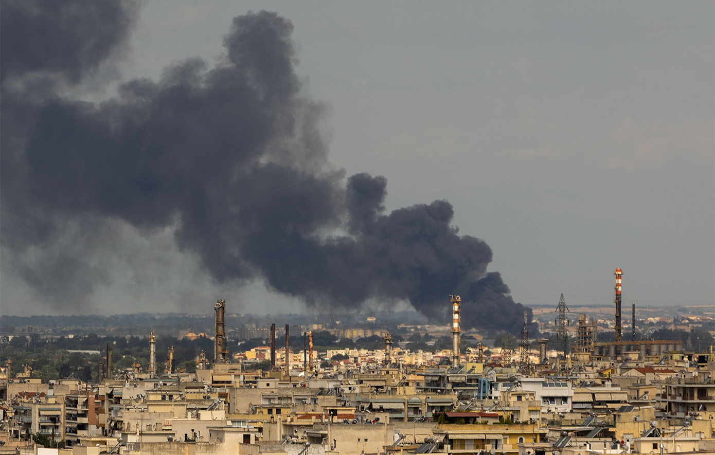 Φωτιά σε εταιρεία ανακύκλωσης στη Σίνδο Θεσσαλονίκης