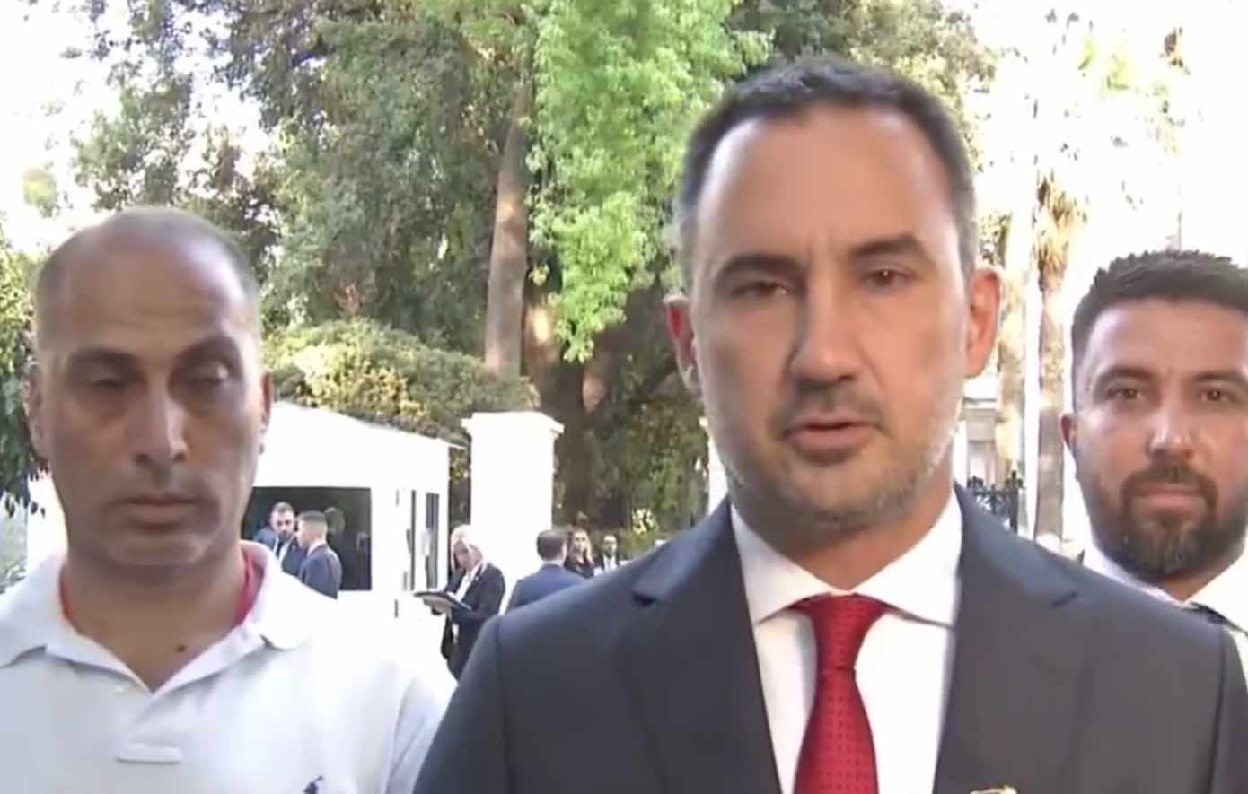 Ο Αλέξης Χαρίτσης αποχώρησε από τη δεξίωση για την αποκατάσταση της Δημοκρατίας