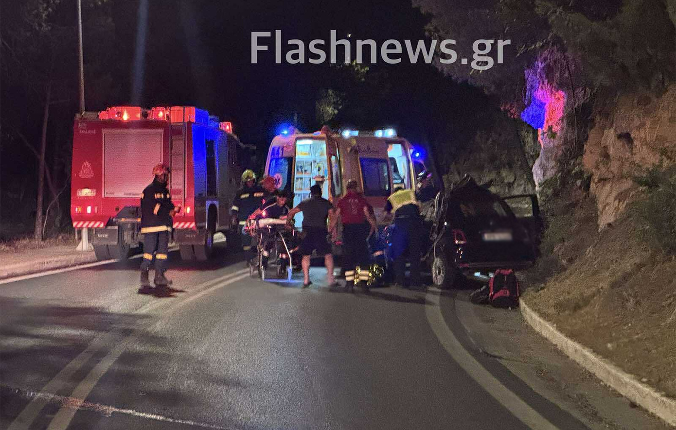 Σοκαριστικές φωτογραφίες μετά από τροχαίο δυστύχημα στα Χανιά