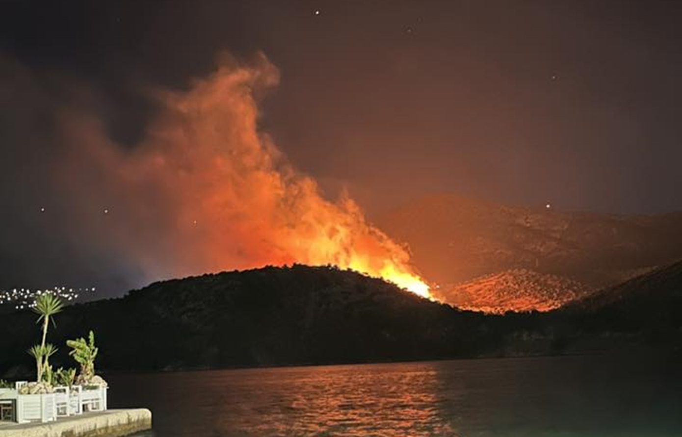 Νέα μεγάλη φωτιά στην Κεφαλλονιά – Χτύπησε το 112 για εκκένωση