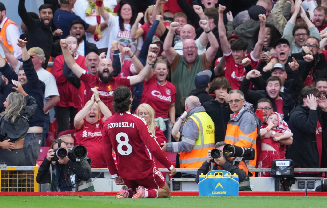 Premier League: Πάτησε κορυφή η Λίβερπουλ νικώντας την Άρσεναλ με γκολάρα Σομποσλάι