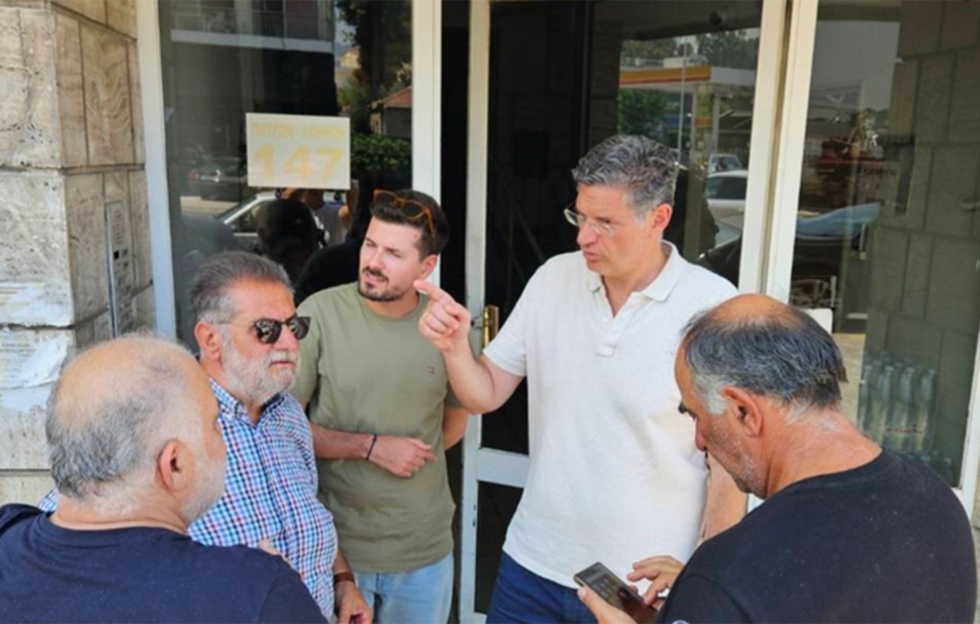 Στα πύρινα μέτωπα της Πάτρας κλιμάκιο του ΣΥΡΙΖΑ-ΠΣ