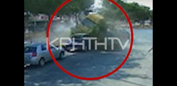 Καρέ &#8211; καρέ η στιγμή του θανατηφόρου τροχαίου με τουρίστα
