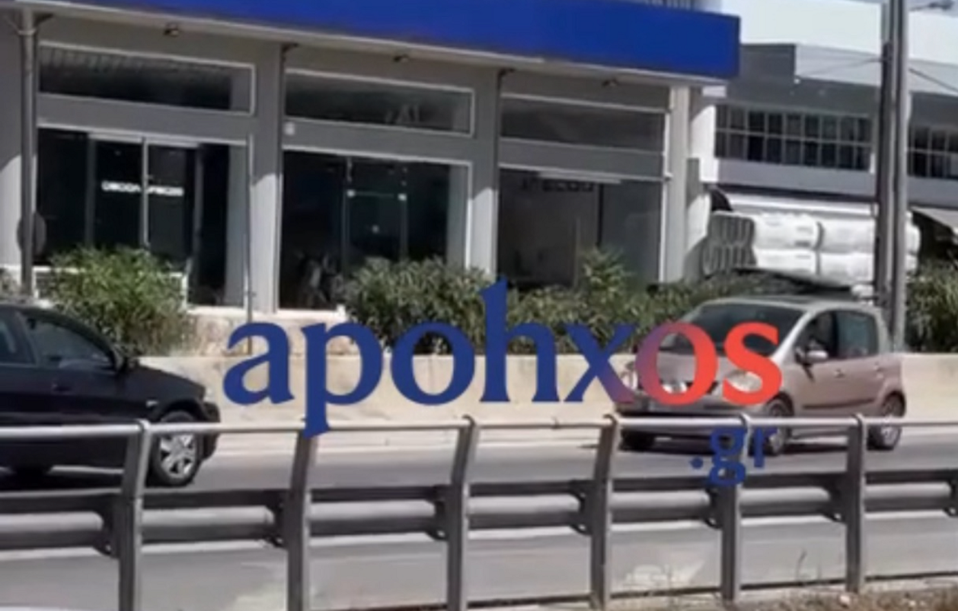 Αυτοκίνητο μπήκε ανάποδα στην εθνική οδό Πατρών-Κορίνθου &#8211; Δείτε βίντεο