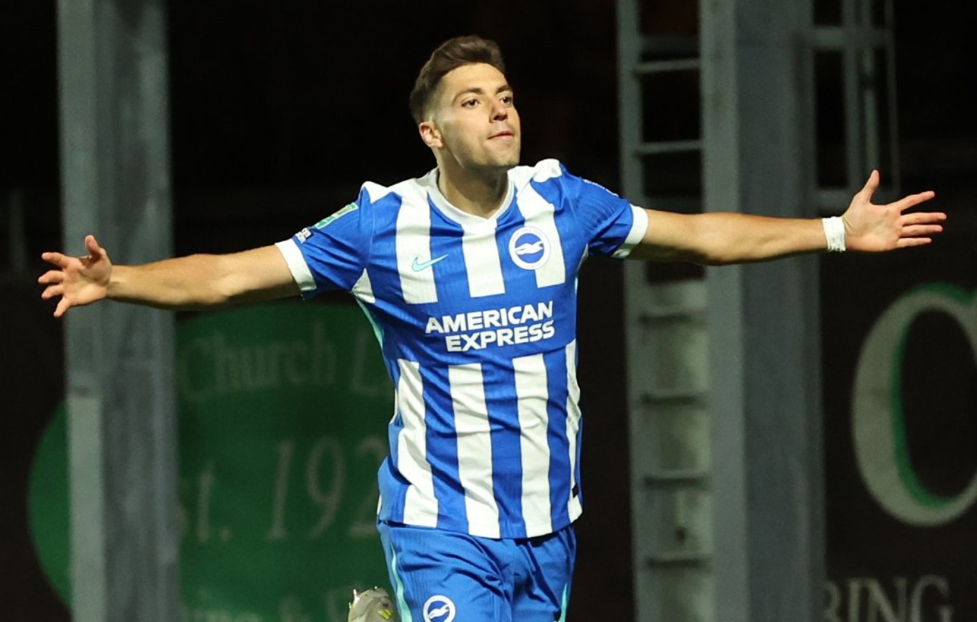 Carabao Cup: Ντεμπούτο με 2 γκολ ο Τζίμας στην 6άρα της Μπράιτον
