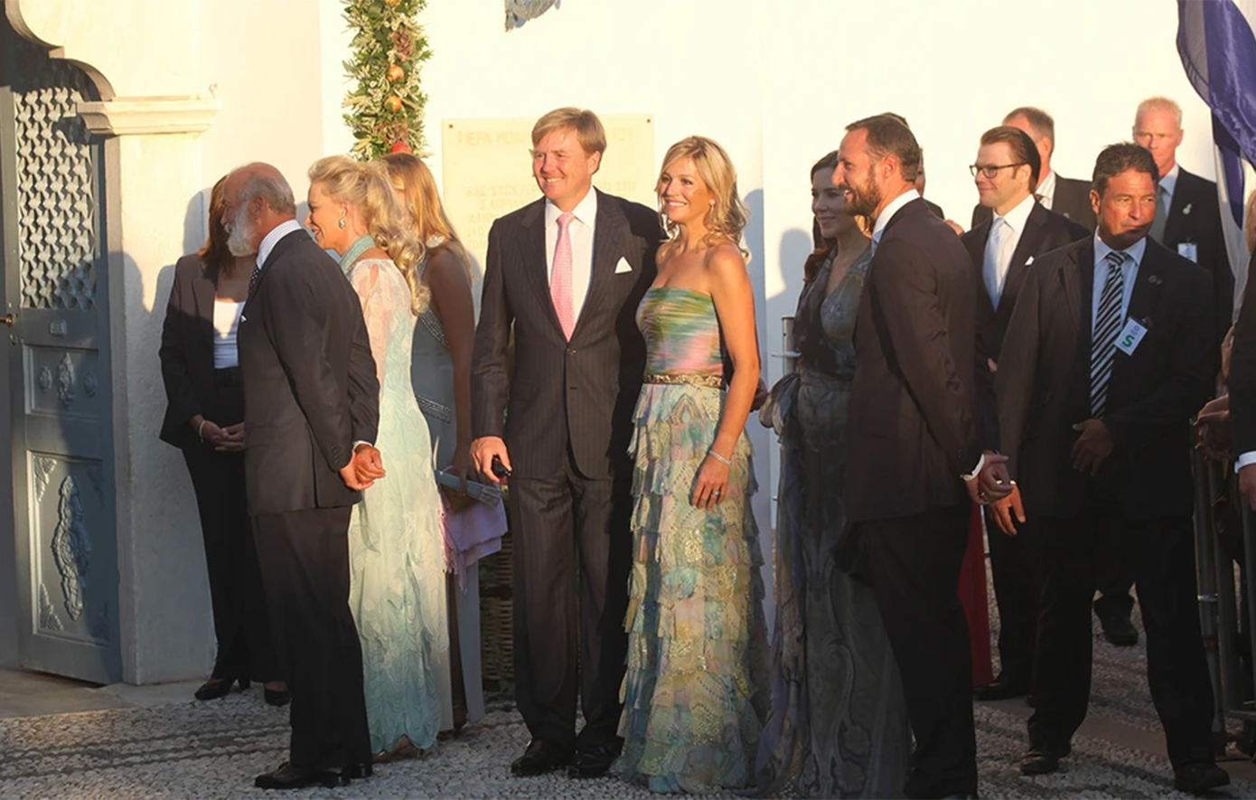 Βασίλισσα Μάξιμα βασιλιάς Γουλιέλμος Σπέτσες - Γάμος Νικόλαου Ντε Γκρες με Τατιάνα Μπλάτνικ Βασίλισσα Μάξιμα βασιλιάς Γουλιέλμος Σπέτσες - Γάμος Νικόλαου Ντε Γκρες με Τατιάνα Μπλάτνικ