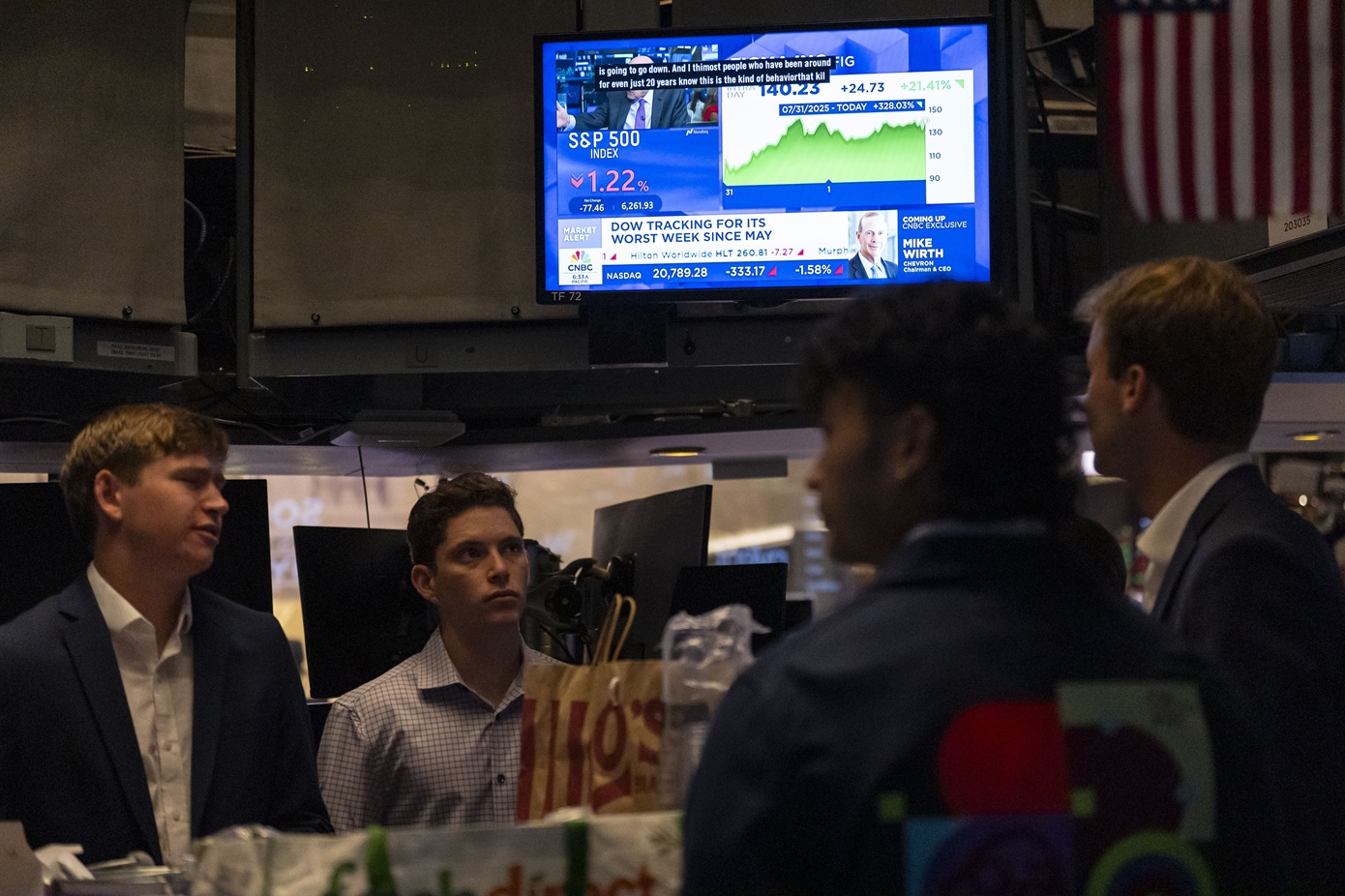 Άνοδος στη Wall Street με τις αγορές να «ποντάρουν» σε χαλάρωση της Fed για τα επιτόκια