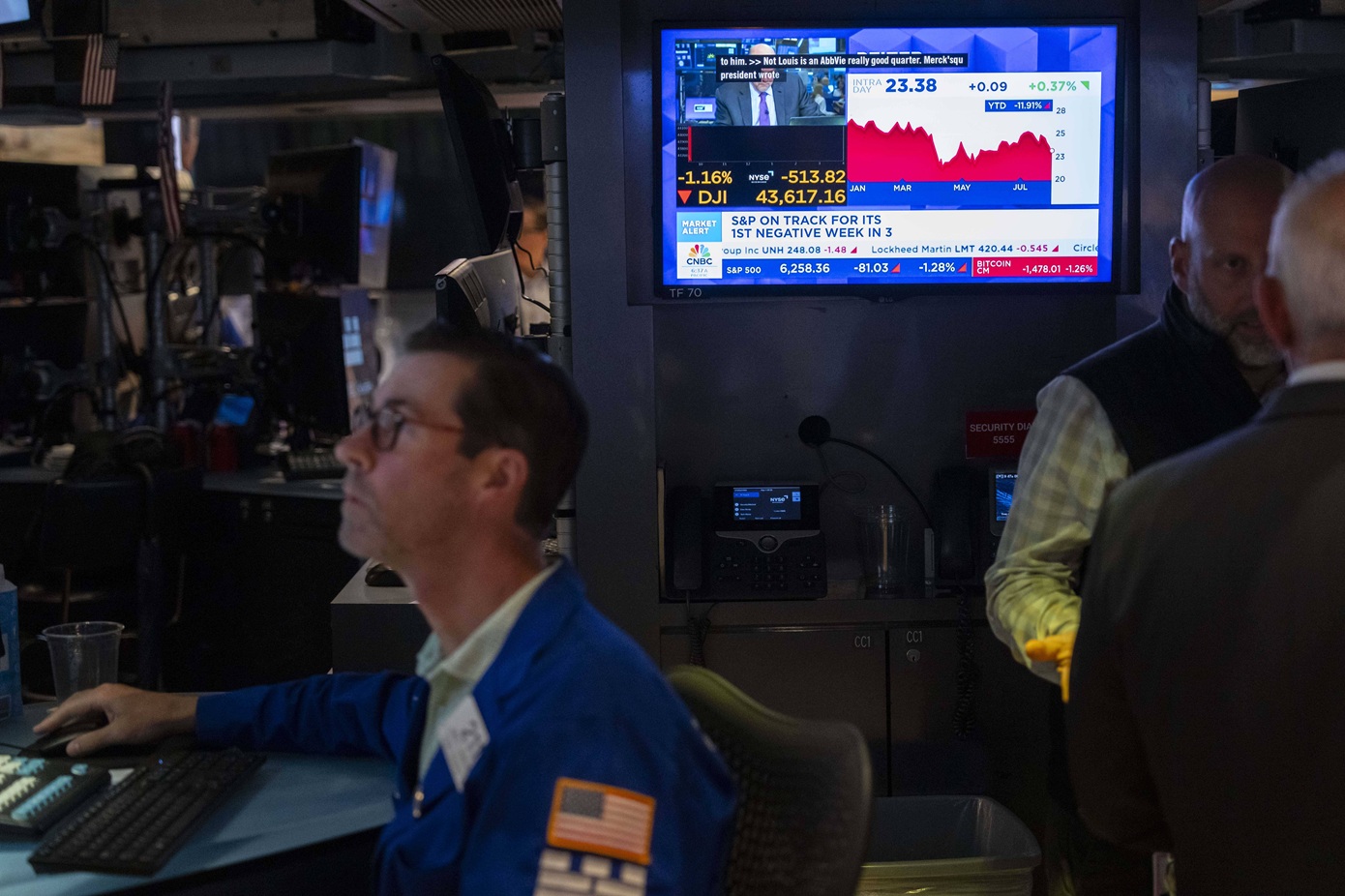 Απώλειες στη Wall Street εν μέσω ανησυχιών για την εμπορική πολιτική του Τραμπ