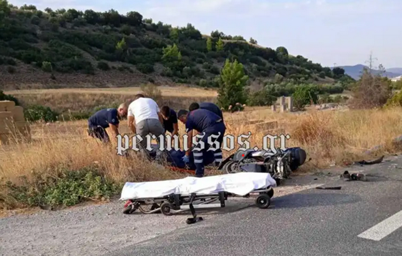 Νεκρός 33χρονος οδηγός μηχανής στη Θήβα – Συγκρούστηκε με τρακέρ