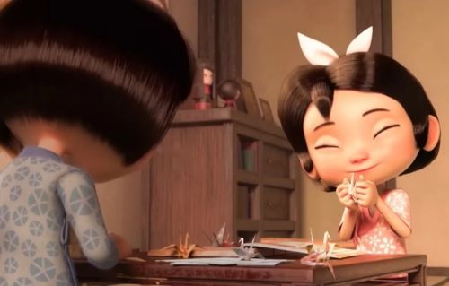 Ένα γλυκό animation για δύο μικρές διδυμούλες με έμπνευση από τη Σαντάκο της Χιροσίμα