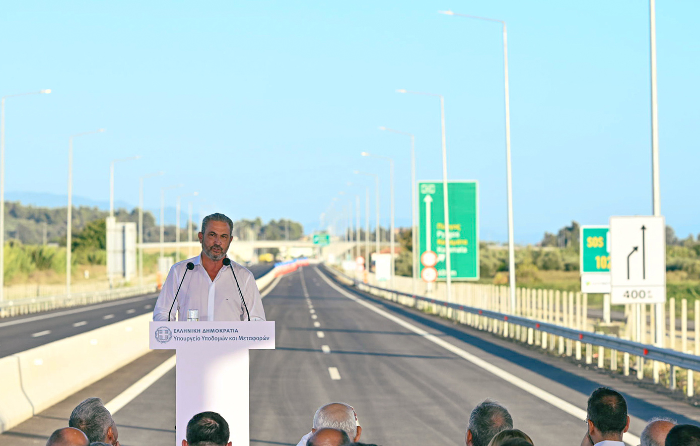 Εξάρχου (AKTOR) για τον αυτοκινητόδρομο Πάτρα-Πύργος: «Παραδίδουμε ένα έργο που θα αλλάξει το πρόσωπο της Δυτικής Ελλάδας»