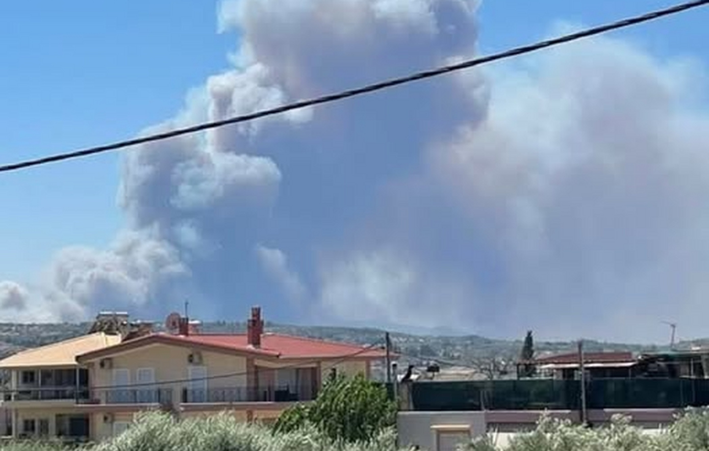 Φωτιές σε περιοχές της Αχαΐας &#8211; Ήχησε το 112 για εκκένωση οικισμών