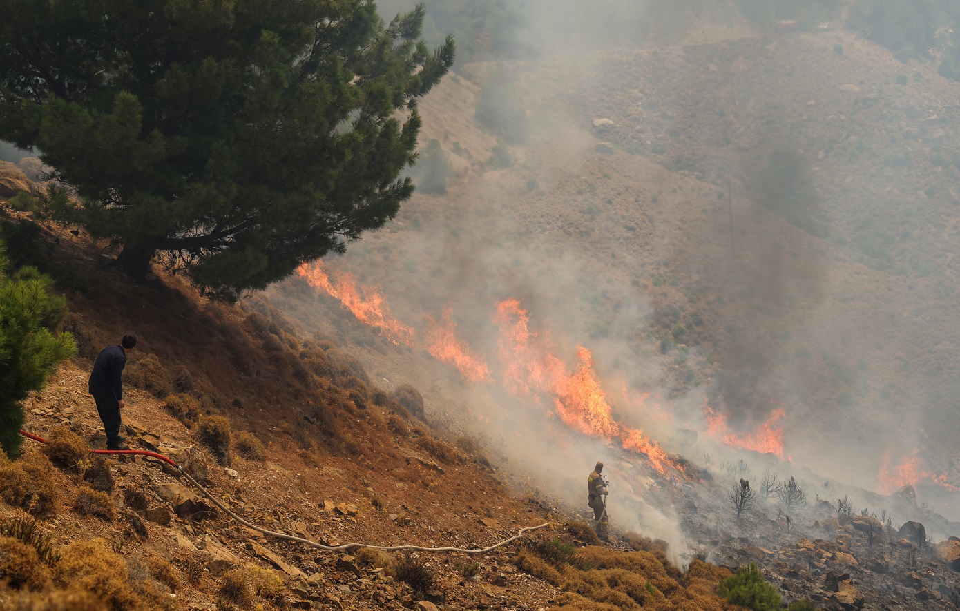 Συνελήφθη 57χρονος στη Λέσβο που ομολόγησε τέσσερις εμπρησμούς