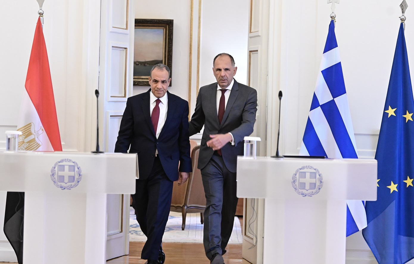 Συμφωνία για τη Μονή Σινά προανήγγειλαν στις δηλώσεις τους οι υπουργοί Εξωτερικών Αιγύπτου και Ελλάδας