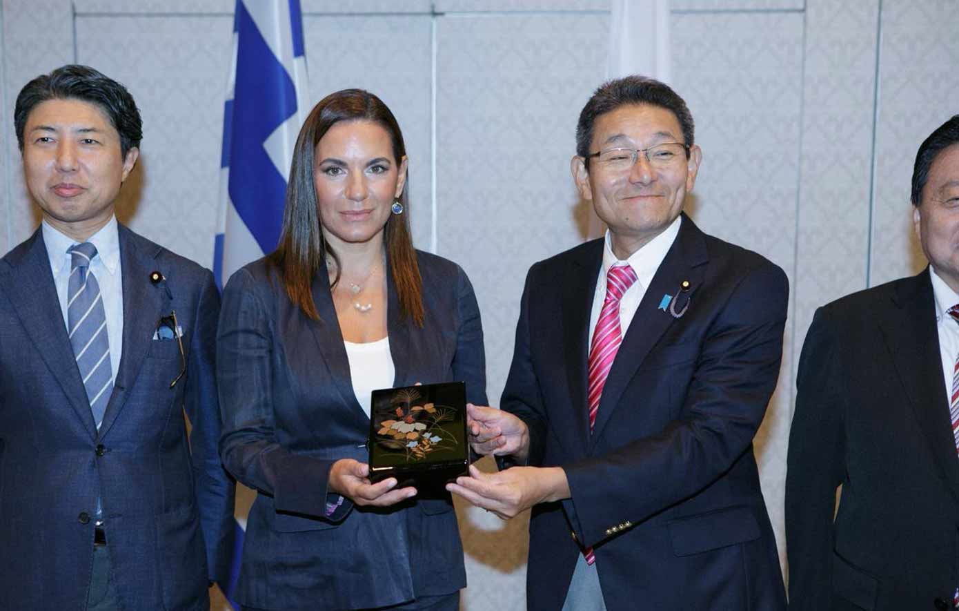 Συνάντηση Όλγας Κεφαλογιάννη με Ιάπωνες βουλευτές