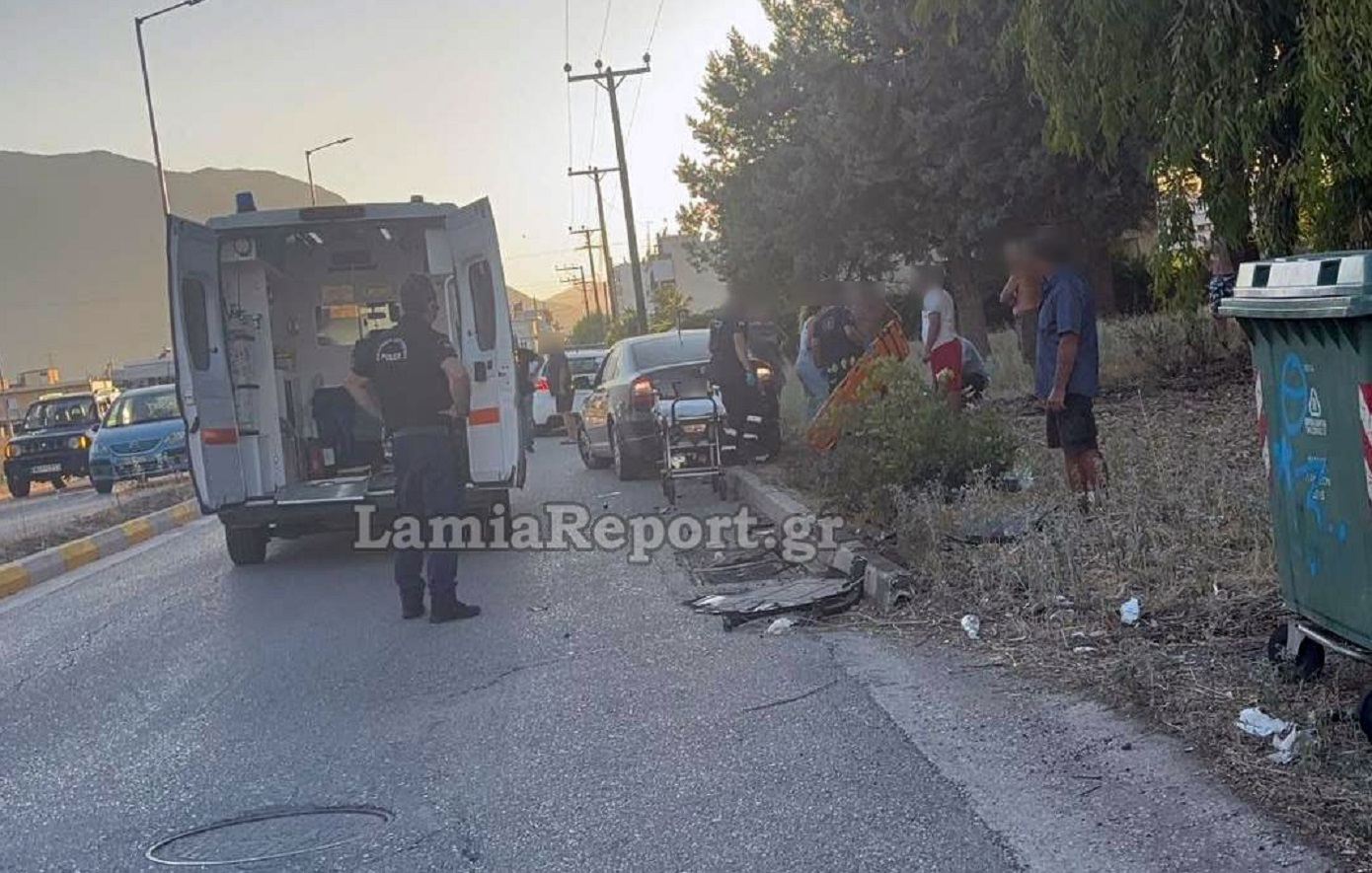 Τροχαίο με μητέρα και την 11χρονη κόρη της μέσα στη Λαμία &#8211; «Τυφλώθηκε» από τον ήλιο η οδηγός