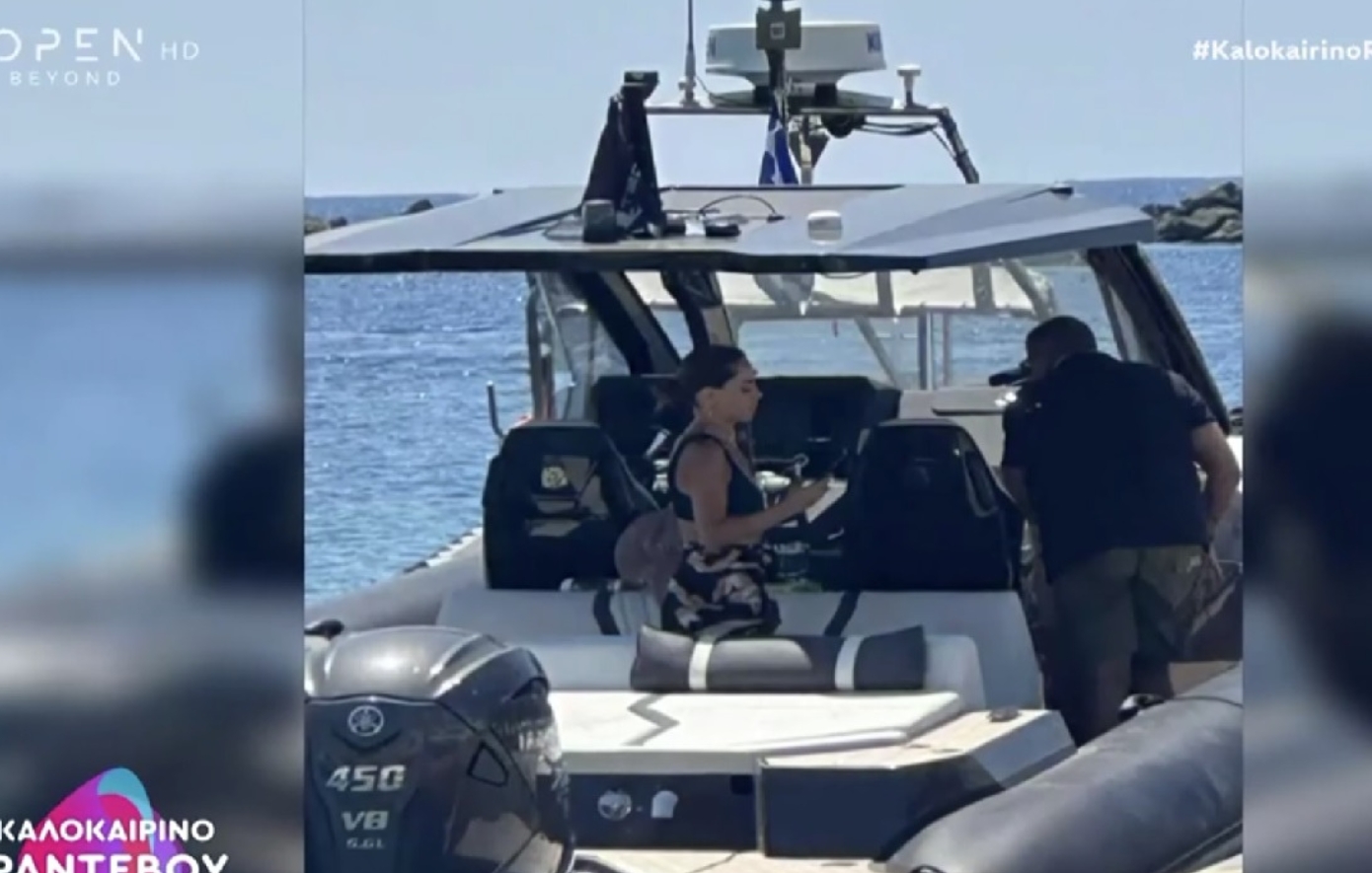 Γιώργος Λιάγκας και Μαρία Αντωνά κάνουν διακοπές μαζί στην Τήνο &#8211; Δείτε το βίντεο