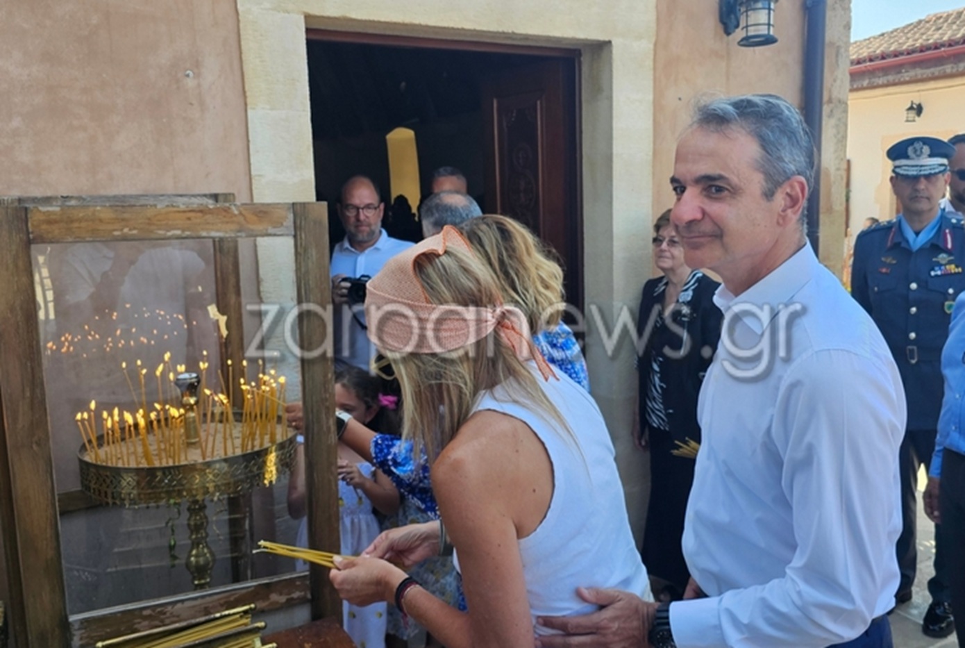 Στα Χανιά για τη γιορτή του Δεκαπενταύγουστου ο Κυριάκος Μητσοτάκης