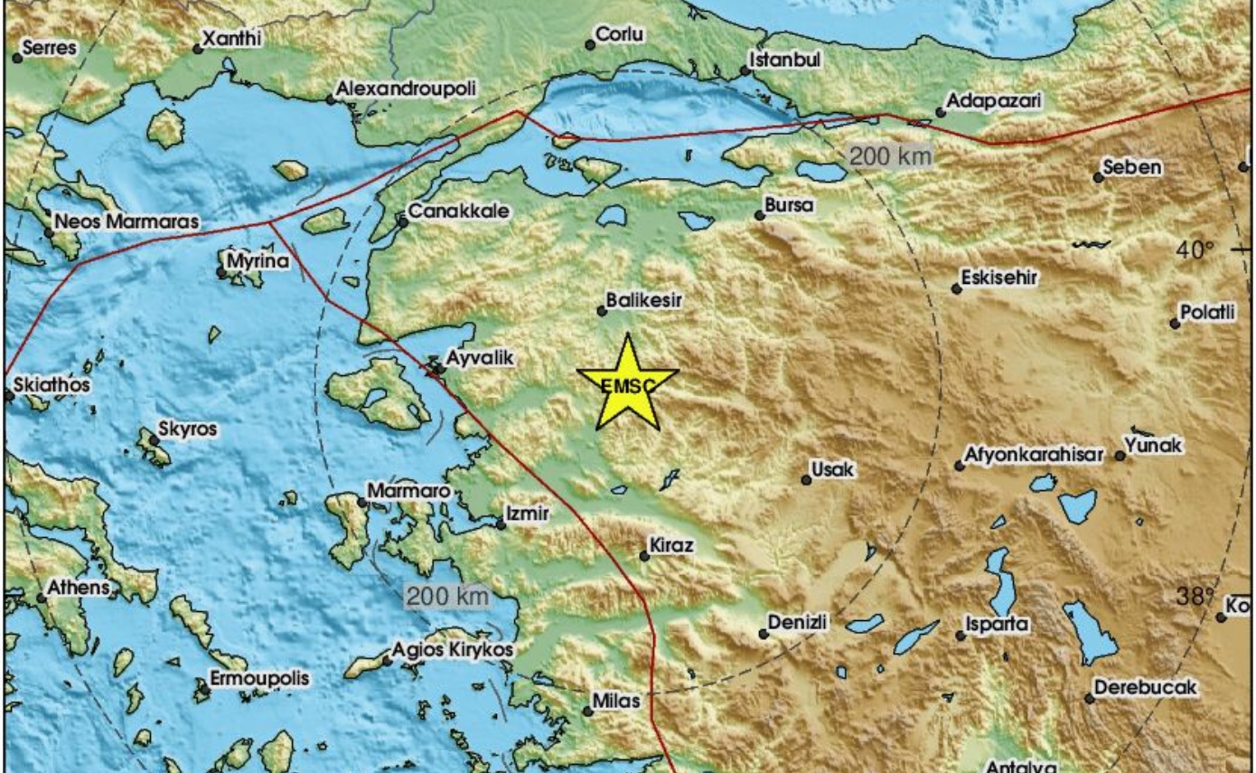 Ισχυρός σεισμός στην Τουρκία &#8211; Έγινε αισθητός στα νησιά του ανατολικού Αιγαίου