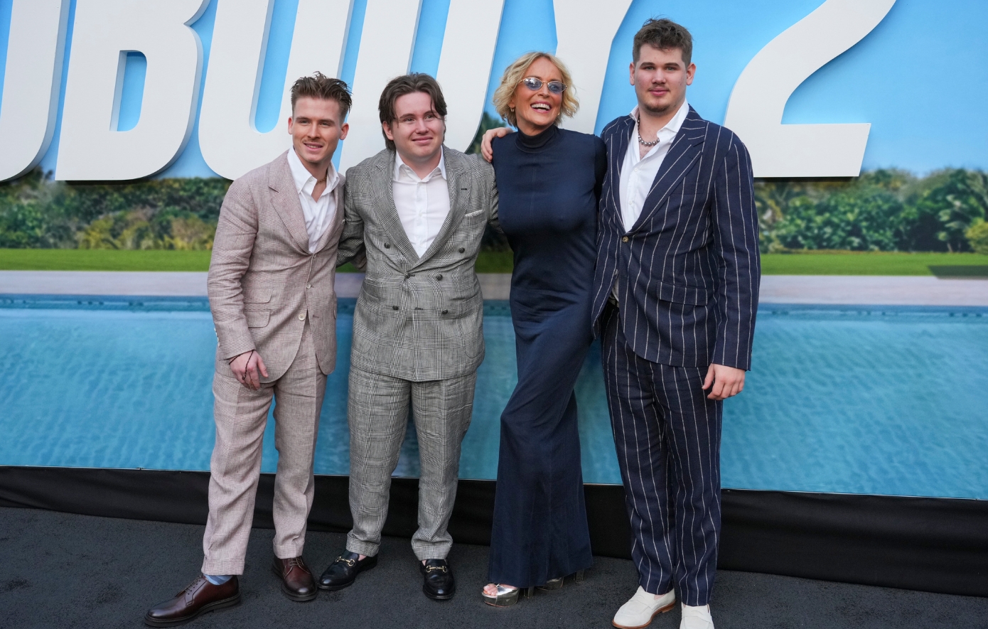 Σάρον Στόουν με γιους