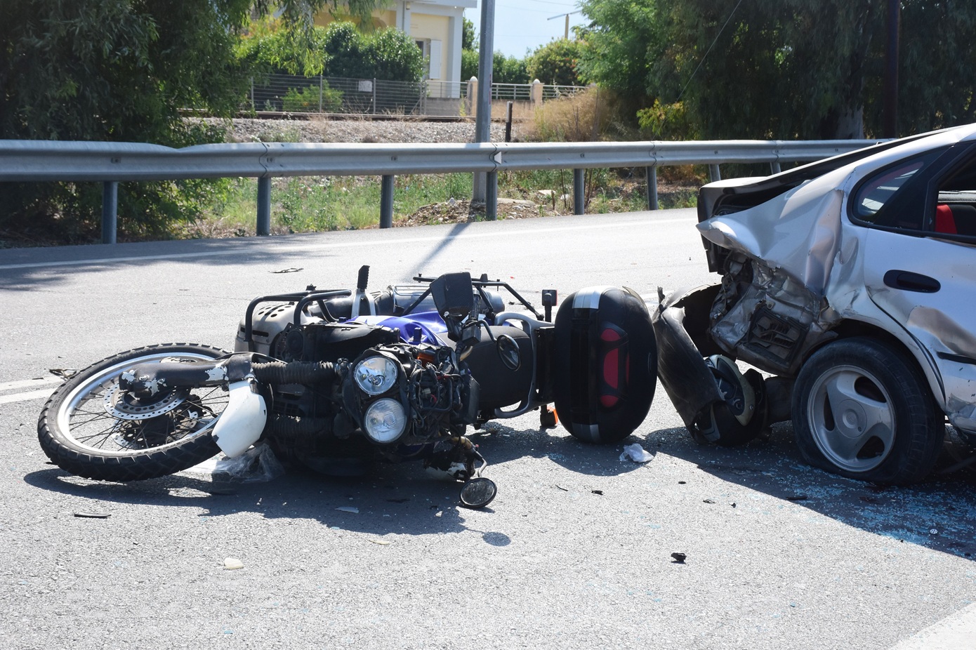 Νεκρός μοτοσικλετιστής σε τροχαίο στην Εγνατία Οδό