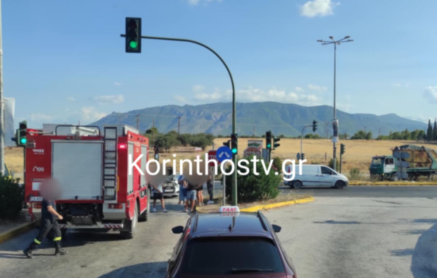 Τροχαίο στον Ισθμό Κορίνθου: Συγκρούστηκαν δύο οχήματα