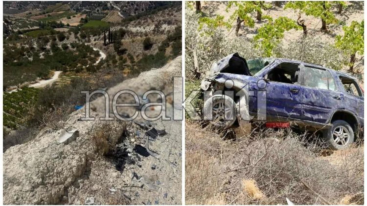 Τραγωδία στο Ηράκλειο: Νεκρός 87χρονος που έπεσε σε γκρεμό με το αυτοκίνητό του