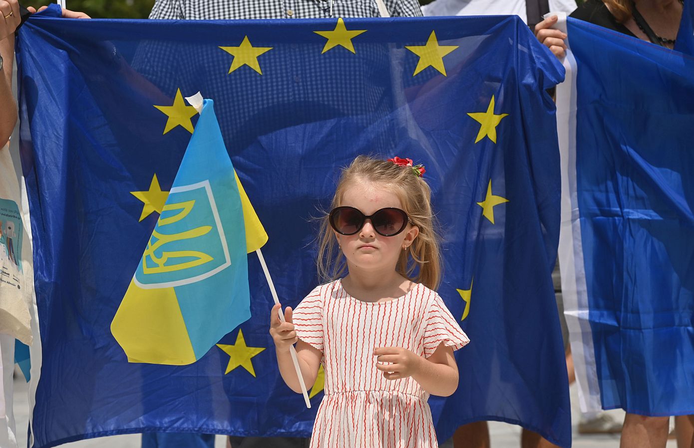 Συγκέντρωση Ουκρανών στην Πλατεία Συντάγματος: Γιορτάζουν την ημέρα ανεξαρτησίας της χώρας τους