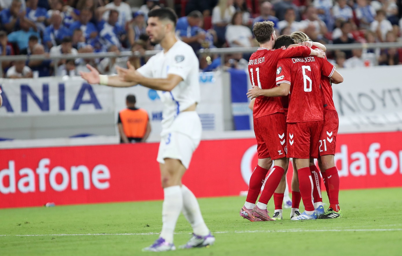 Ελλάδα &#8211; Δανία 0-3: Ήττα-μάθημα από καλύτερη ομάδα και πτώση στην 3η θέση