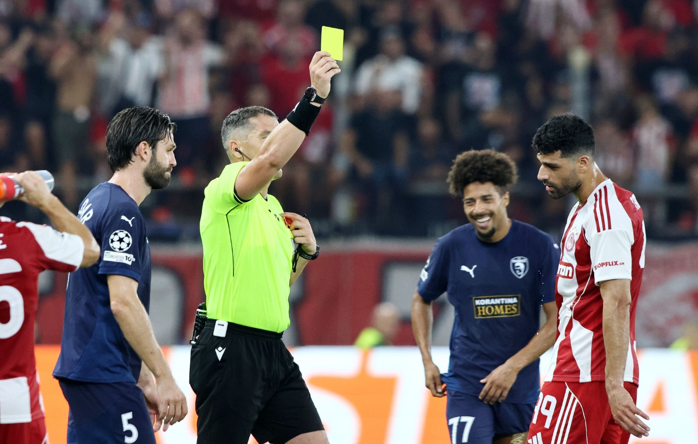 Ολυμπιακός &#8211; Πάφος: Η UEFA εξήγησε γιατί η κόκκινη κάρτα στον Ταρέμι έγινε κίτρινη