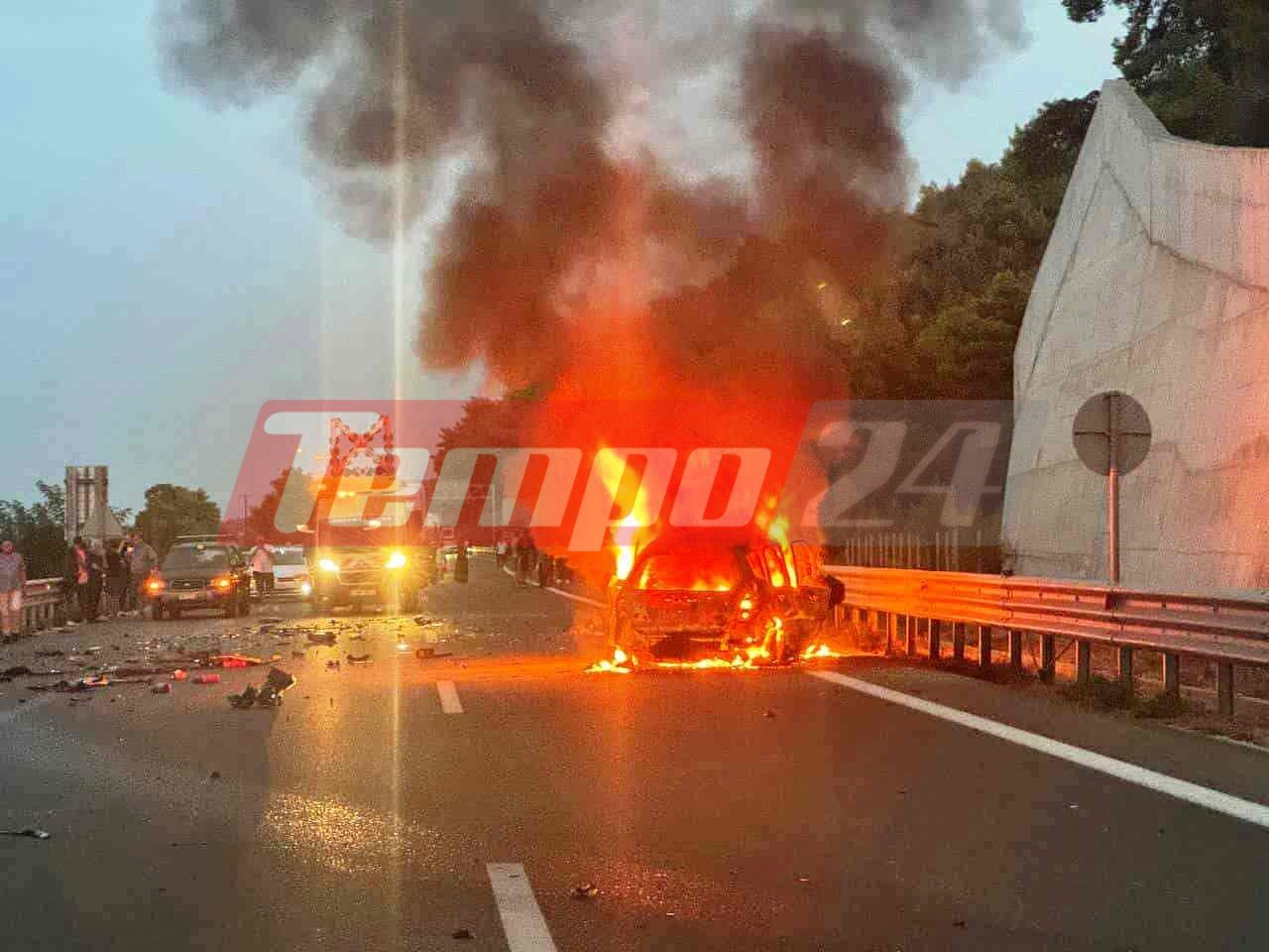 Τραγωδία στην Αχαΐα: Απανθρακώθηκε οδηγός μετά από σύγκρουση δύο οχημάτων