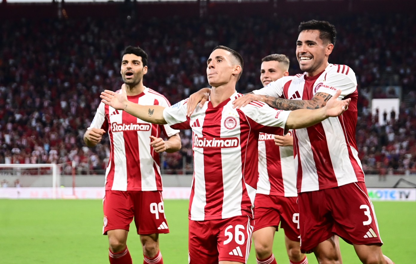 Ολυμπιακός &#8211; Πανσερραϊκός 5-0: Πάρτι με Ποντένσε &#8211; Ταρέμι και περιμένει το Champions League
