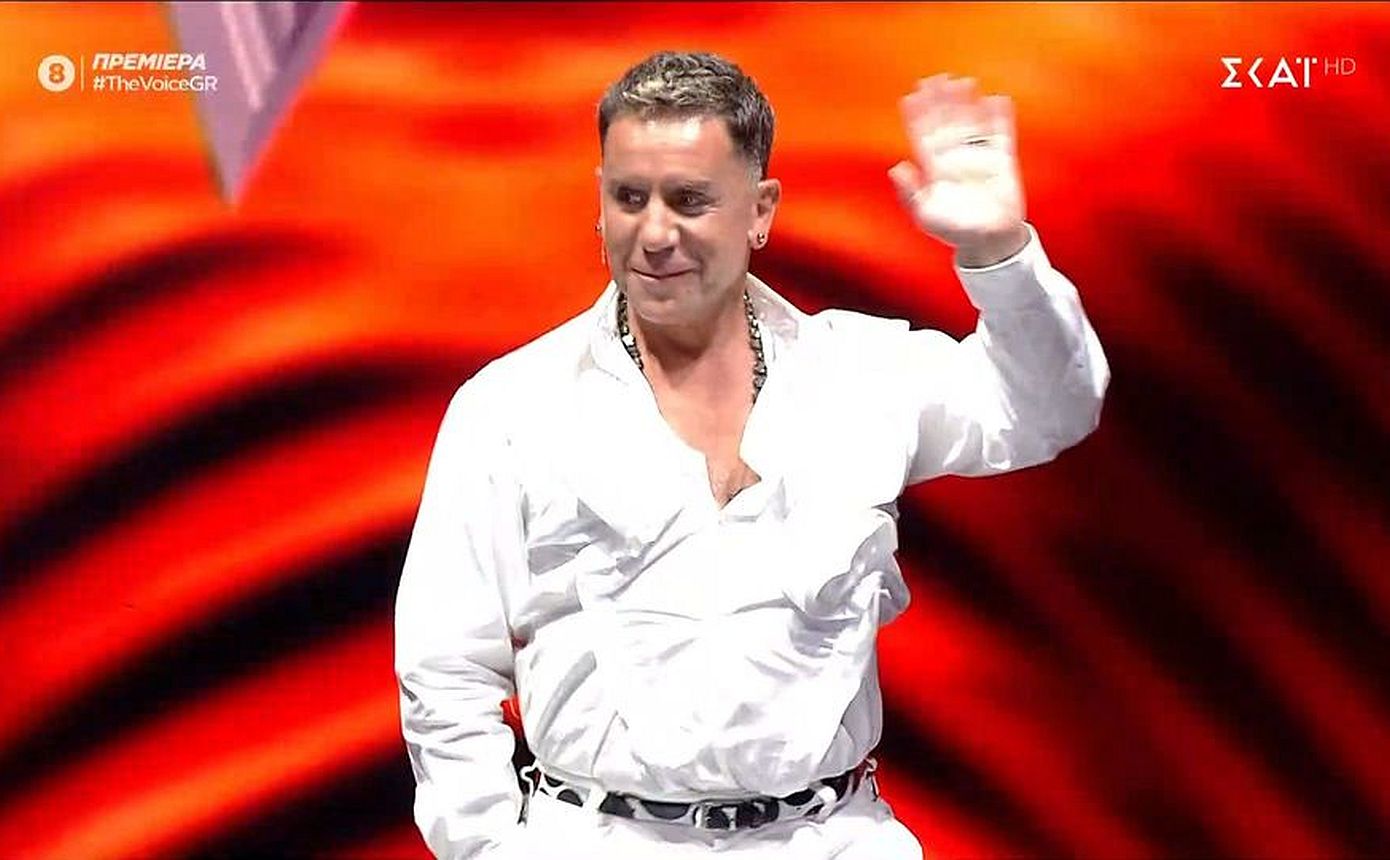 The Voice: Ο Γιώργος Μαζωνάκης επέστρεψε με “γαλλικό” και επικράτησε πανδαιμόνιο στο πλατό