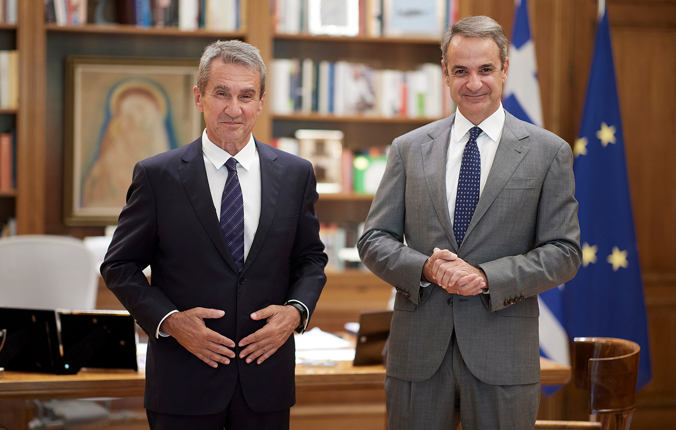 Στη Νέα Δημοκρατία ο Ανδρέας Λοβέρδος &#8211; Συνάντηση με τον Μητσοτάκη στο Μέγαρο Μαξίμου