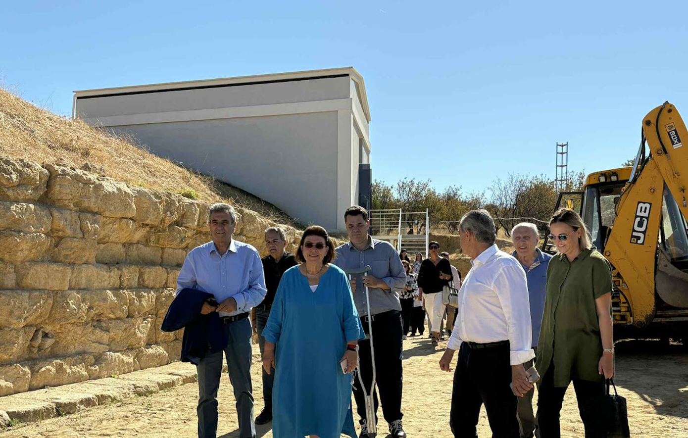 Το αργότερο στις αρχές του 2028 θα παραδοθεί ο Τύμβος Καστά στην Αμφίπολη Σερρών