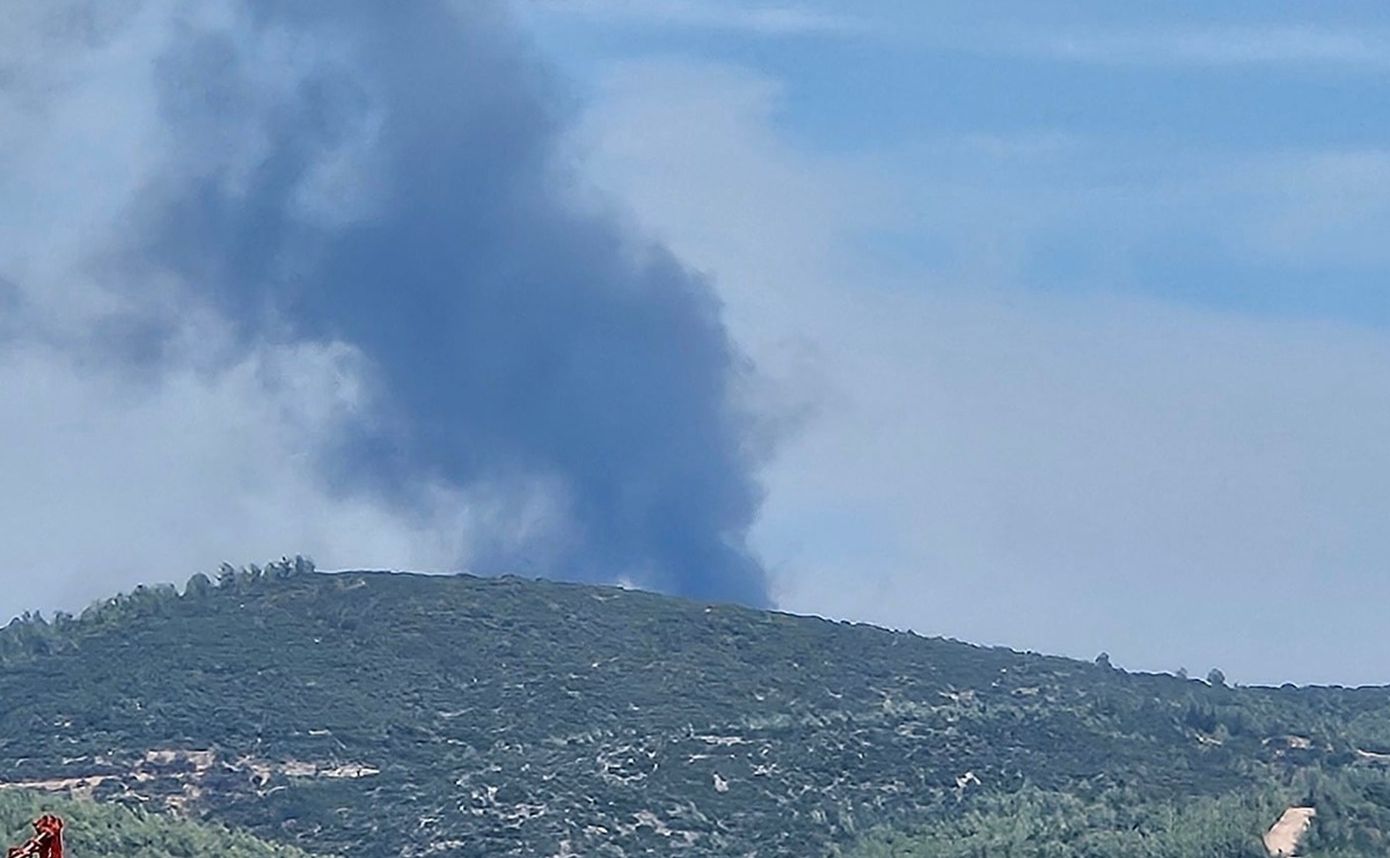 Φωτιά τώρα σε δασική έκταση στην Πυλαία Θεσσαλονίκης – Ήχησε το 112