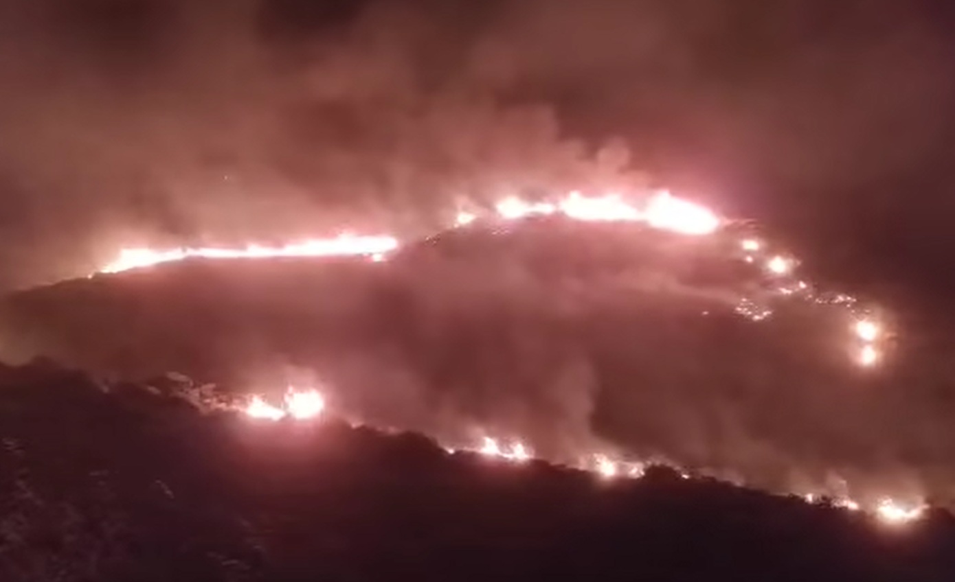 Υπό μερικό έλεγχο η πυρκαγιά σε δασική έκταση στα Ανώγεια Ρεθύμνου