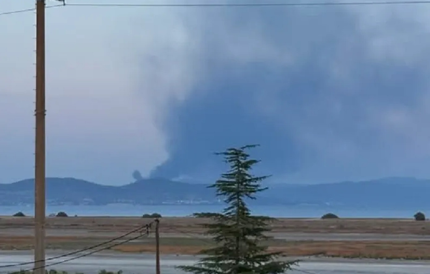 Φωτιά σε ελαιοτριβείο στην Ορμύλια Χαλκιδικής &#8211; Ήχησε το 112 για τους επικίνδυνους καπνούς