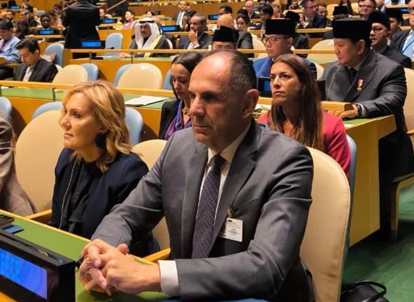 Γεραπετρίτης: Η αναγνώριση του Παλαιστινιακού Κράτους θα πρέπει να έρθει στο τέλος της πολιτικής διαδικασίας