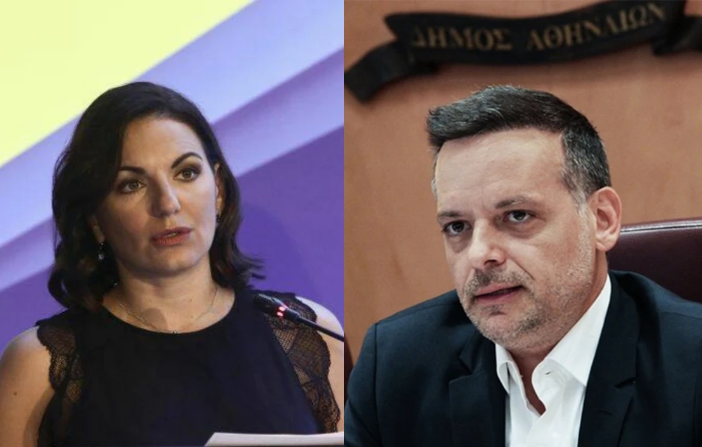 Επιστολή Όλγας Κεφαλογιάννη στον Χάρη Δούκα για γκράφιτι κατά του Ισραήλ στην Αθήνα &#8211; Τι απαντά ο δήμαρχος Αθηναίων