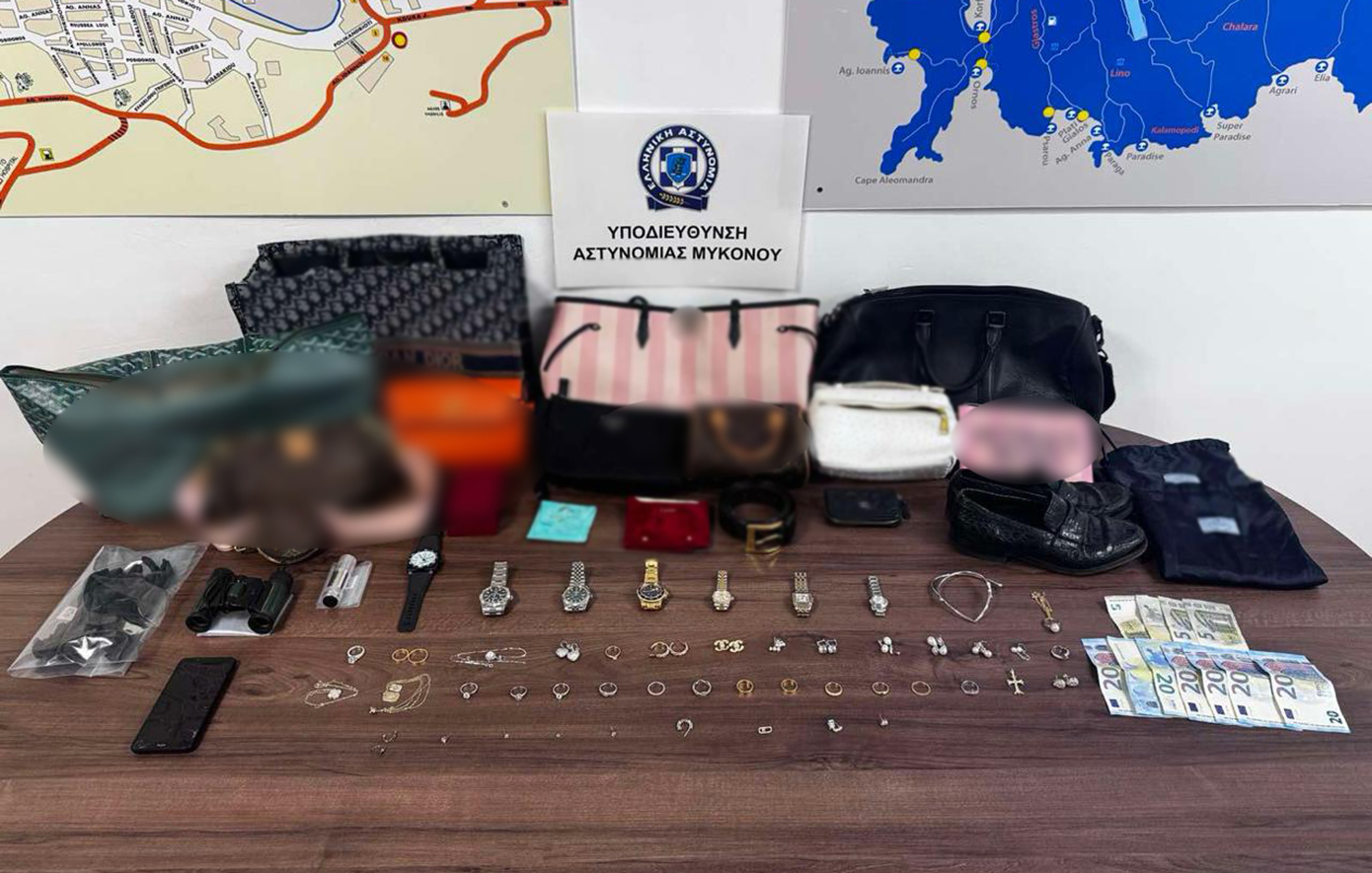 Κλοπές άνω των 195.000 ευρώ από τουριστικά καταλύματα στη Μύκονο &#8211; Δείτε βίντεο
