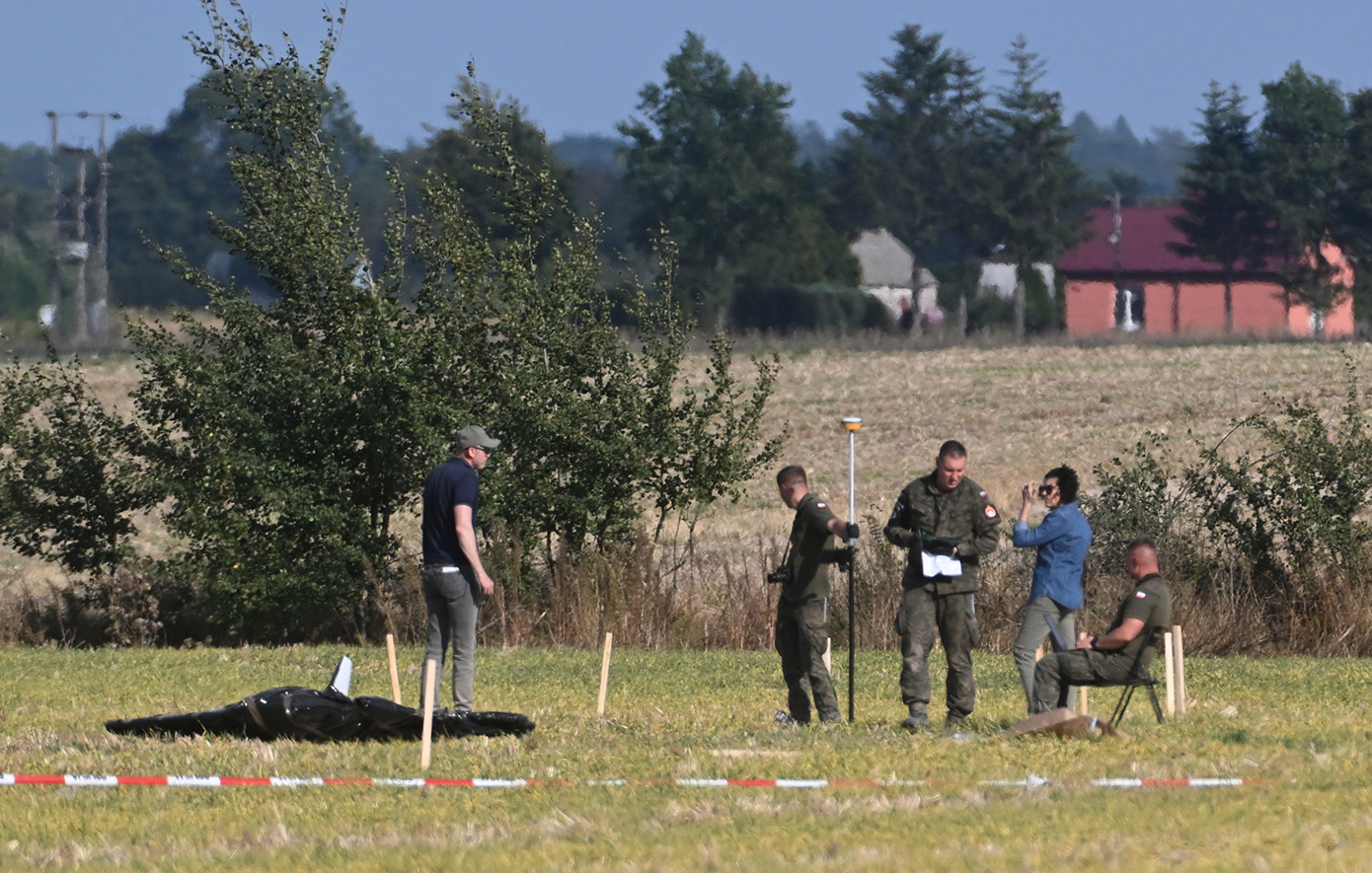Πολωνία πτώση ρωσικών drones Πολωνία πτώση ρωσικών drones