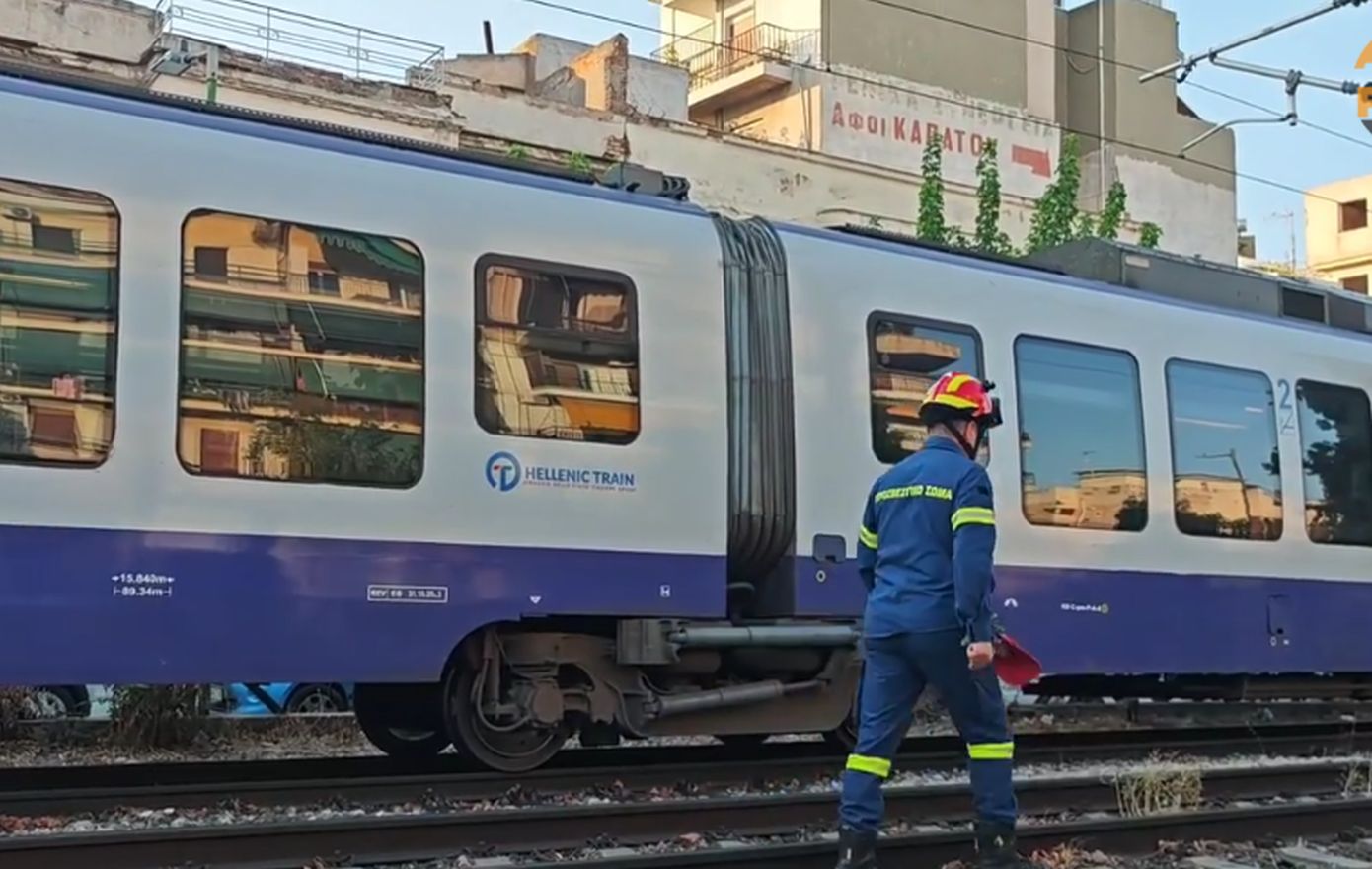 Συρμός του προαστιακού παρέσυρε και σκότωσε πεζό στο Μεταξουργείο &#8211; Οι πρώτες εικόνες από το σημείο