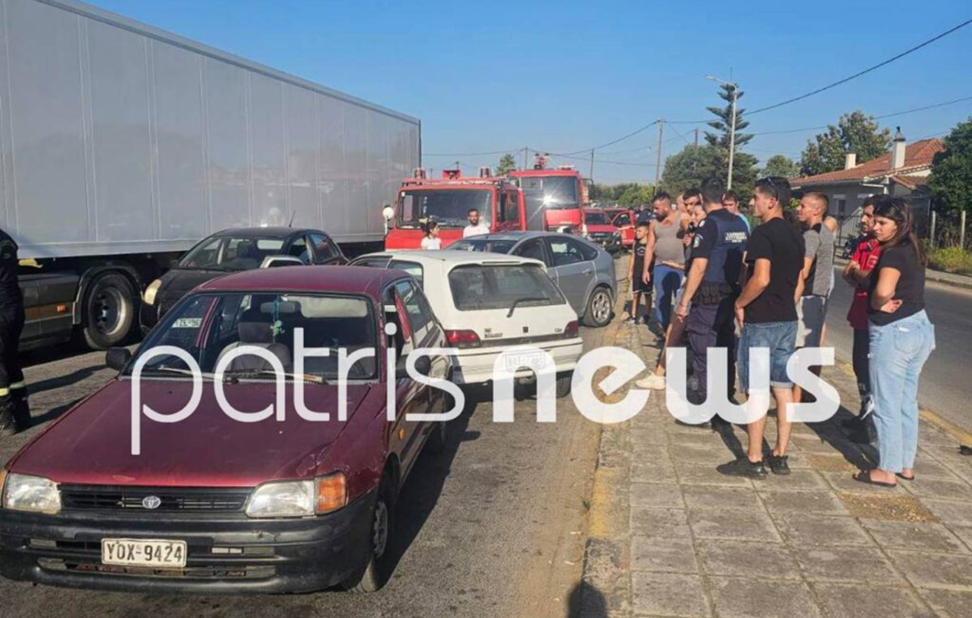 Σοβαρό τροχαίο με τέσσερα οχήματα στην Ηλεία
