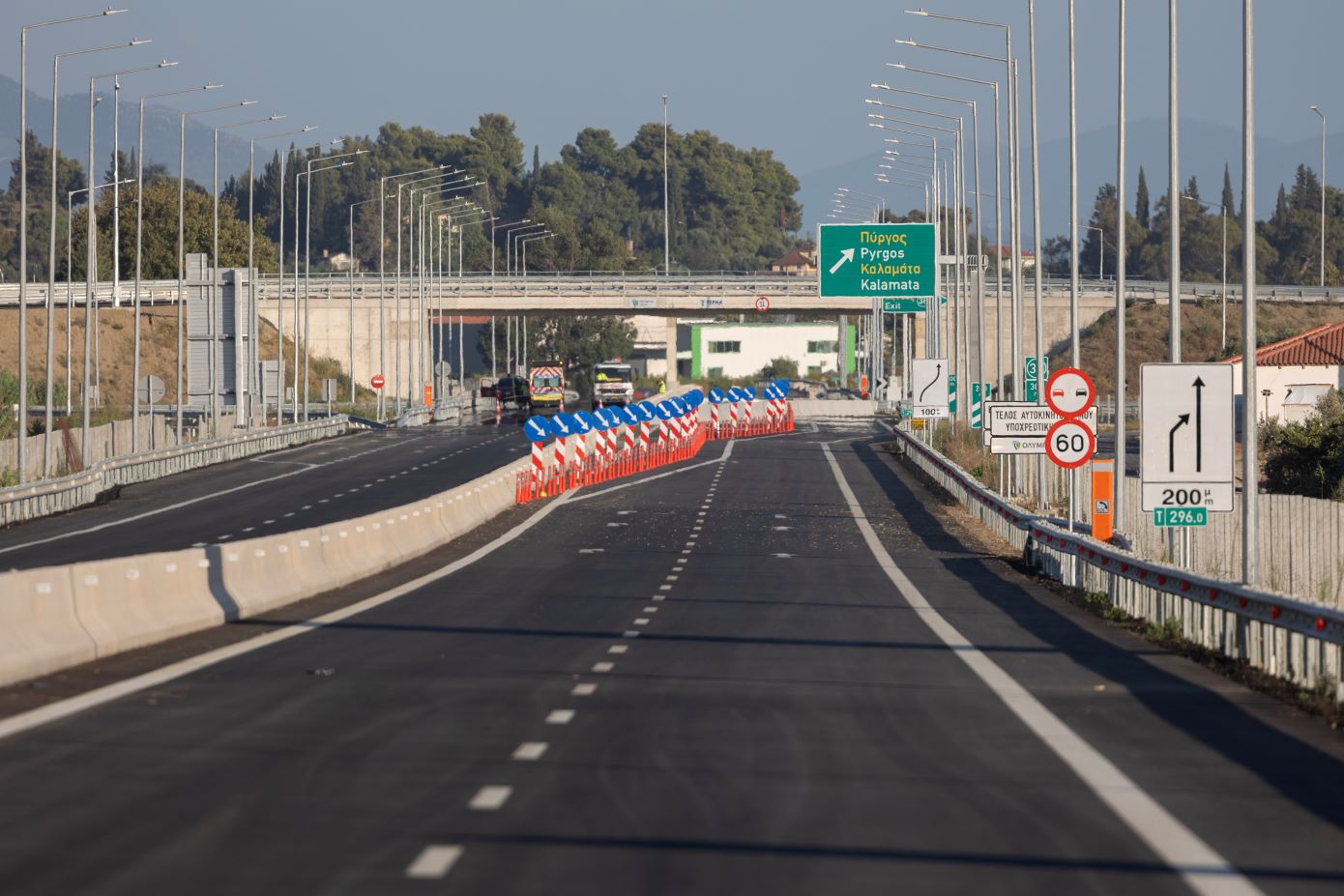 Στην κυκλοφορία παραδίδονται τα τελευταία 10 χλμ. του αυτοκινητόδρομου Πάτρα – Πύργος