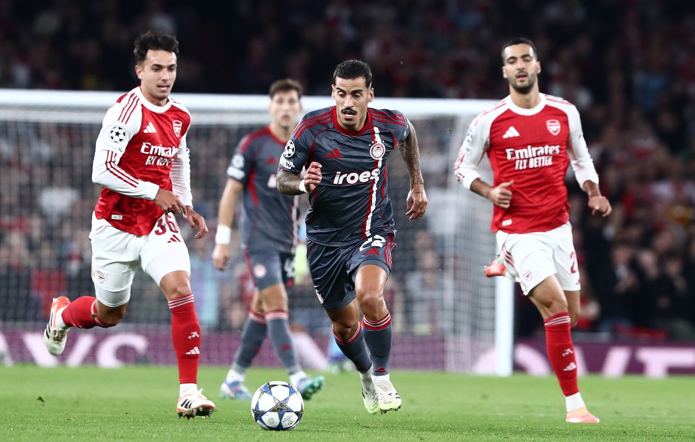 Άρσεναλ &#8211; Ολυμπιακός: 1-0 στο 13&#8242; ο Μαρτινέλι